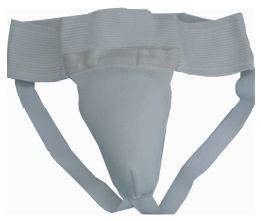  Groin Guard Made of PU / Soft Eva / Polyester / Plastic Cup