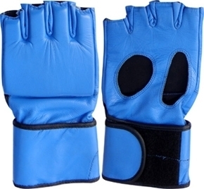  Half Finger Grappling Gloves Made of Cowhide Leather