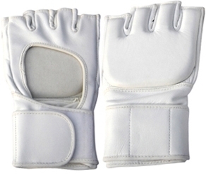  Half Finger Grappling Gloves Made of Cowhide Leather