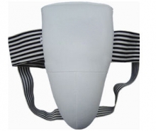 Groin Guard Made of PU / Soft Eva / Polyester / Plastic Cup