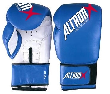 Blue and white  Boxing gloves made of Artificial Leather/ Genuine Leather Boxing Gloves
